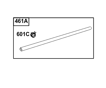 Fuel Supply Group Diagram and Parts List for 61H475-0001-J1 400000 - 699999 Briggs and Stratton Engine